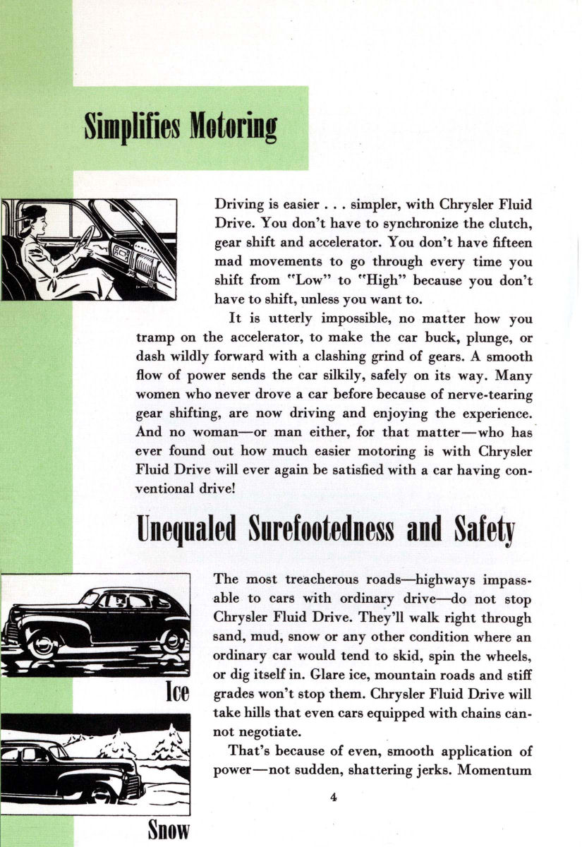 1941 Chrysler Fluid Drive Folder Page 6